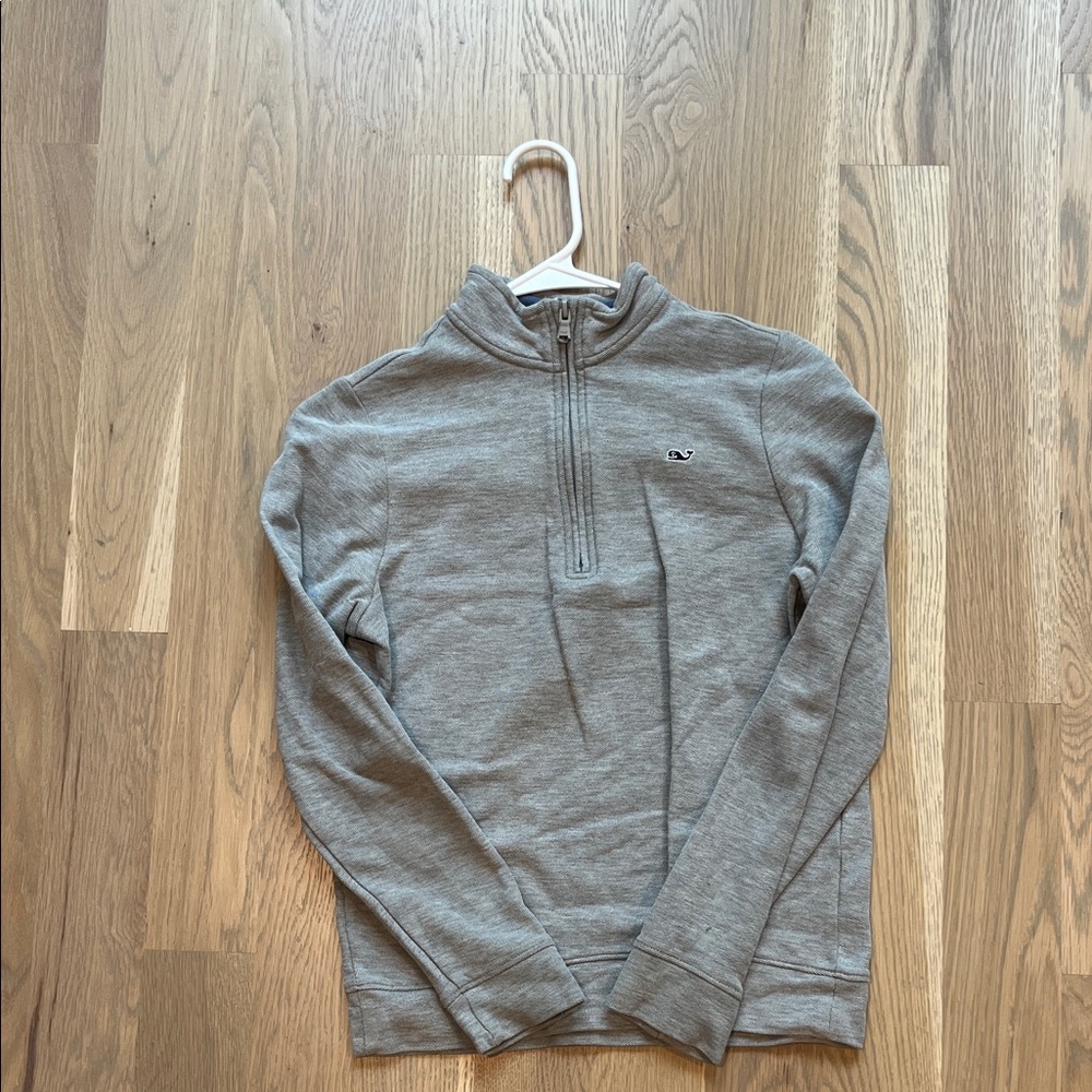 Vineyard Vines Men's Gray Zip-Up Sweater